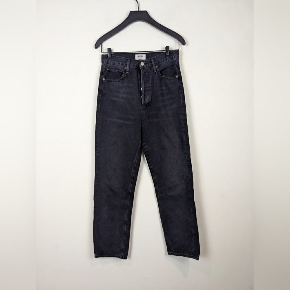 Agolde’ 90s mid rise Jean Black size  25 - Picture 10 of 11